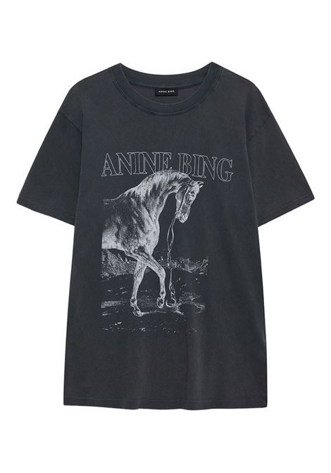 lili tee woman balck ANINE BING | A-08-11713WBL1